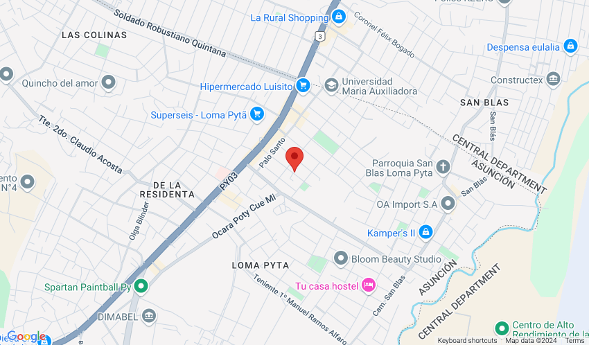 Map of the clinic